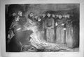Old 1899 Winter Custom Franciscan Monastery Fiesole Florence Professo Victorian