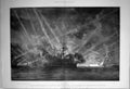 Old 1902 Coronation Review Spithead Ships Victoria Albert Royal Sover 20th