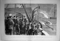 Antique Print 1878 Naval Review Spithead Majesty Queen Ship Victoria Albert