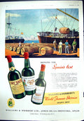 Old 1954 Williams Humbert Jerez-De-La-Frontera Spain Dry Sherry Spain 20th