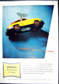 Antique Print Advertisement 1954 Dunlop Rubber Company Cunard Liners Ships 20th