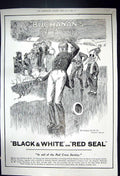 Old 1916 Buchanan'S Black Scotch Whisky Ice Skating Colgate Burberry 20th