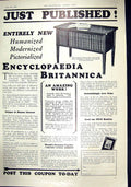 Old 1929 Encyclopaedia Britannica Buchanan'S Black White Scotch Whisk 20th