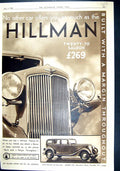 Antique Print 1934 Hillman Motor Car Rootes Howard Life Assurance Princess 20th