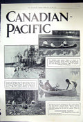 Old 1909 Canadian Pacific Railway Buchanans Black White Scotch Whisky 20th
