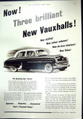 Old Advertisement 1954 Vauxhall Motor Cars Luton Mobilgas Winter Petr 20th
