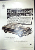Old 1954 Ford Motor Car Highland Queen Whisky Harris Tweed Insurance 20th