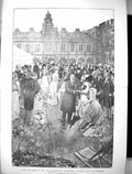 Antique Print 1899 Marquis Salisbury Garden Party Hatfield House Hatherell 19th