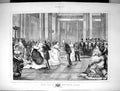 Antique Old Print 1873 State Ball Buckingham Palace Royal Quadrille Dancing