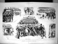 Antique Print 1876 Summer Winter Ice Roller Skating Sport Fun Entertainment