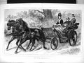 Antique Print 1872 Royal Convalescent Patient Horses Coach Doctor Fine Art 19th
