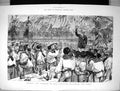 Old 1876 Bombay Banquet Two Thousand Sailors Fleet Prince Wales India Victorian