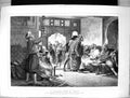 Old Antique Print 1875 Scene Barbers Shop Tunis Africa Men Hodgson Agnew 19th