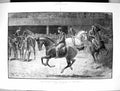 Original Old Antique Print 1909 Horse Show Hunters in the Ring 20th Century
