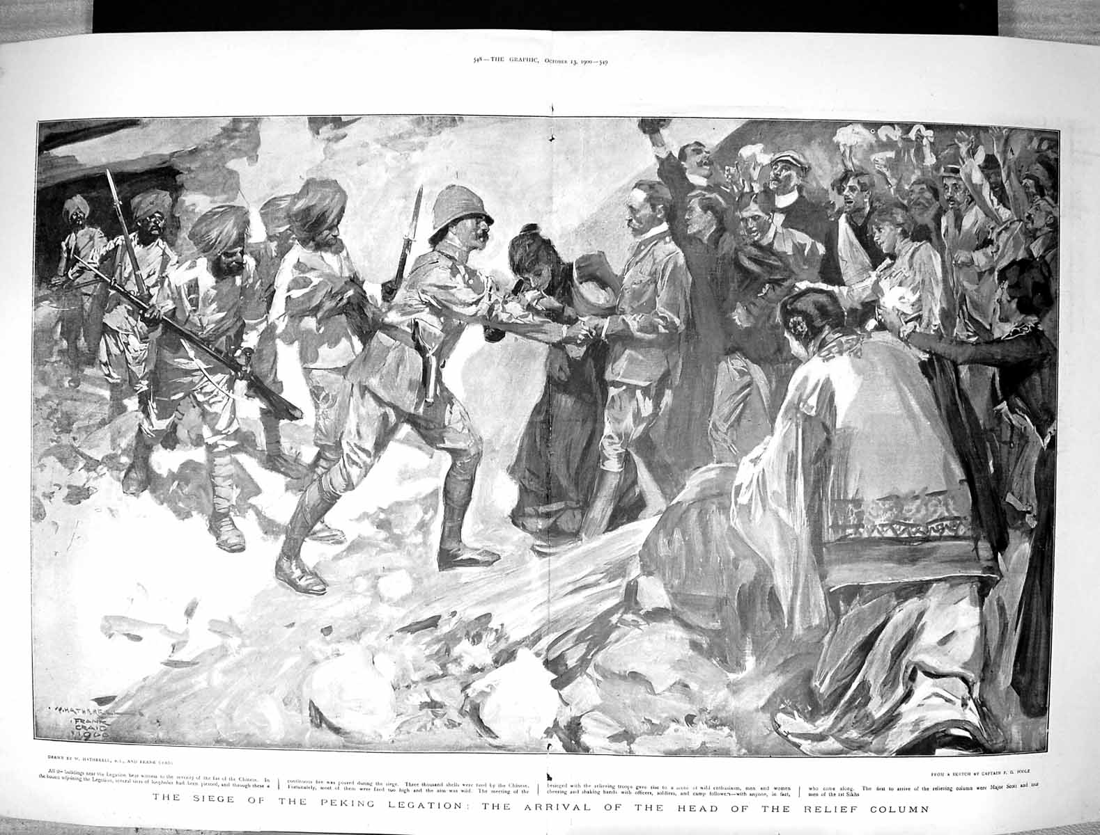 Old 1909 Opening Scene Ice Skating Season Prince'S Club Knightsbridge 20th