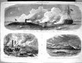 Old 1862 Civil War America Ships Jamestown Congress Minnesota Cork Ha Victorian
