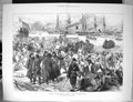 Old 1877 Turkish War Preparations Landing Cavalry Constantinople Ship Victorian