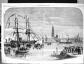 Old 1858 Ships Bridal Tour Arrival Prince Princess Frederick William Victorian