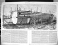 Old 1857 Great Eastern Steam Ship Building Stocks Millwall 22500 Ton Victorian