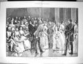 Old 1889 State Ball Buckingham Palace London Men Ladies Dancing Roman Victorian