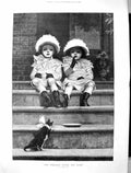 Old 1884 Stranger Within Thy Gates Morris Little Girls House Step Kit Victorian