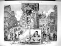 Old 1884 London Street Scene International Health Exhibition Pye Corn Victorian