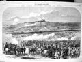 Old Print 1867 Easter Volunteer Review Dover General View Battle War Sie 19th