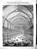 Old 1861 Internation Exhibition Building Interior Nave Architecture E Victorian