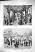 Old New Paris Opera House Fountain Staircase Skaters Bois De Bologne1
