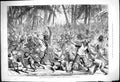 Old Antique Print Scene Pantomine Robinson Crusoe Standard Theatre 1875 19th