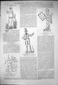 Antique Print Mr Pennington Mr Collette T Goodlake Mr Forde-Hutchinson 1875