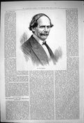 Original Old Antique Print Sir Jules Benedict Artist Born Stutgardt 1804 1875