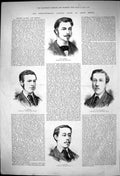 Old Inter University Athletics Lillie Bridge Upcher Brown Sandford 18 Victorian