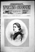 Antique Old Print 1875 Portrait Madame Antoinette Sterling American Contralto