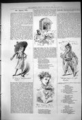Original Old Antique Print Theatre Captious Critic Terry Claude Actors 1875