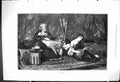 Original Old Antique Print 1875 Slave Man Beautiful Woman Music Instrument 19th