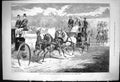 Antique Old Print 1875 Four In Hand Coaching Clubs Alexandra Park Horse Show