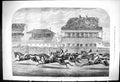 Original Old Antique Print 1875 Horse Racing Northumberland Plate Jockeys Sport