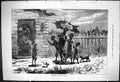 Original Old Antique Print 1875 Poor Native People South Carolina America 19th