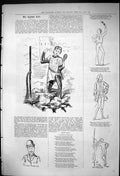 Original Old Antique Print Captious Critic Theatre Theatrical Photography 1875