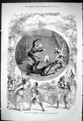 Original Old Antique Print Scene Spectresheim Royal Alhambra Theatre 1875 19th