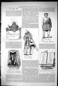 Original Old Antique Print Theatre Captious Critic Odell Audience Box 1875 19th