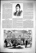 Antique Old Print 1875 Miss Edith Wynne Portrait Rabbit Show Vienna Austria