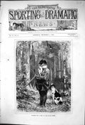 Old 1875 Waiting For A Shot Black Forest Man Shooting Hunting Dogs Sp Victorian
