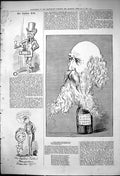 Old Antique Print 1875 Captious Critic Rip Van Winkle Theatre Benediction 19th