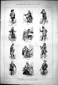 Old 1875 Madame Dejazet Principal Characters Lauzun Garat Degel Brion Victorian