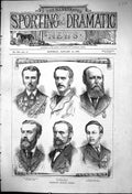 Old 1876 Amateur Golfers Molesworth Balfour Eaton Gosset Hutchinson H Victorian