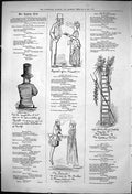 Original Old Antique Print 1876 Captious Critic Theatre Anne Boleyn Actors 19th