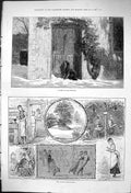 Old 1876 Dog Lock-Out House Snow-Storm Croydon Ice Skating Rink Roman Victorian