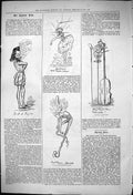 Original Old Antique Print 1876 Captious Critic Theatre Payne Violin Actors